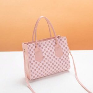 ⁦Mini Square Bag Geometric Pattern Letter Decor⁩ - الصورة ⁦3⁩