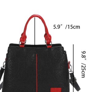 ⁦Ladies mother large-capacity flower print tote bag⁩ - الصورة ⁦5⁩