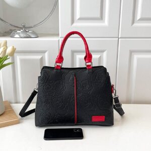 ⁦Ladies mother large-capacity flower print tote bag⁩ - الصورة ⁦2⁩