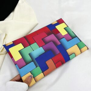 ⁦Geometric Pattern Flap Clutch Bag⁩ - الصورة ⁦3⁩