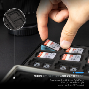 ⁦54 Slots SD Microsd Card Case Waterproof Memory Card Holder Anti-Static Storage Box⁩ - الصورة ⁦2⁩