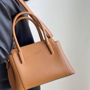 ⁦Fashionable Versatile Texture Tote Bag With Large Capacity And Multiple Compartments For Handhold⁩ - الصورة ⁦3⁩