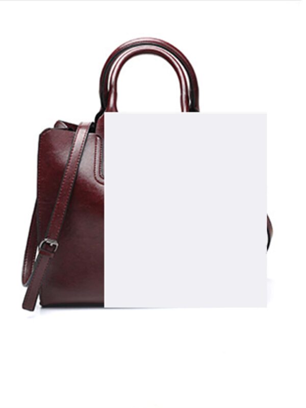 ⁦Ladies PU Retro Handbag Casual Large Messenger Bag⁩ - الصورة ⁦3⁩