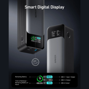 ⁦Anker 737 Power Bank 24000mAh 140W Powerbank S24FN⁩ - الصورة ⁦3⁩