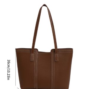 ⁦Minimalist Shoulder Tote Bag, Mothers Day Gift For Mom⁩ - الصورة ⁦8⁩