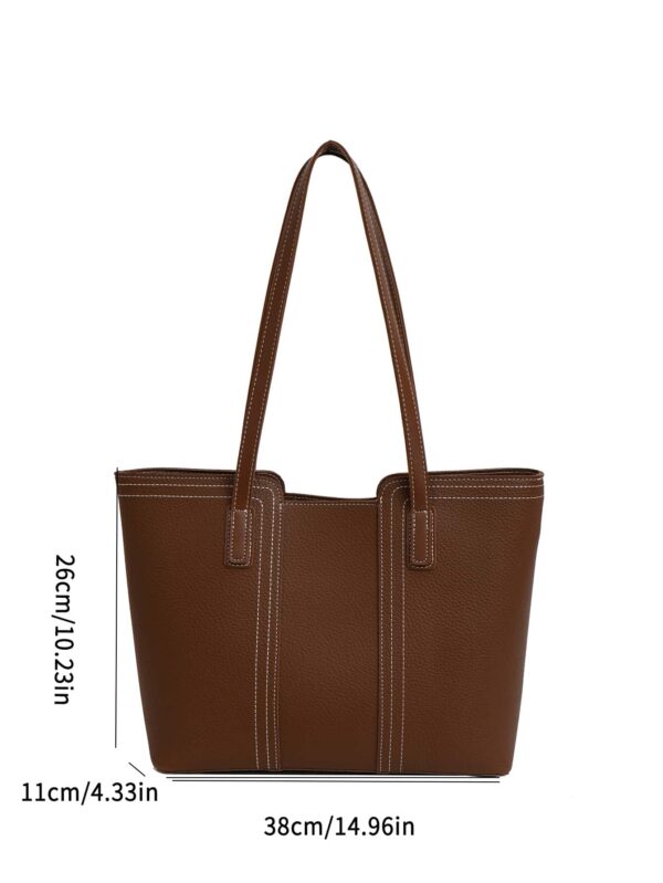 ⁦Minimalist Shoulder Tote Bag, Mothers Day Gift For Mom⁩ - الصورة ⁦8⁩
