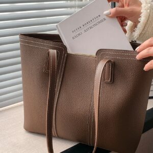 ⁦Minimalist Shoulder Tote Bag, Mothers Day Gift For Mom⁩ - الصورة ⁦5⁩
