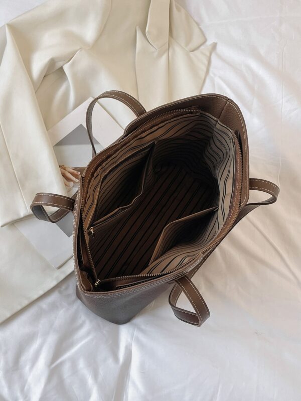 ⁦Minimalist Shoulder Tote Bag, Mothers Day Gift For Mom⁩ - الصورة ⁦7⁩